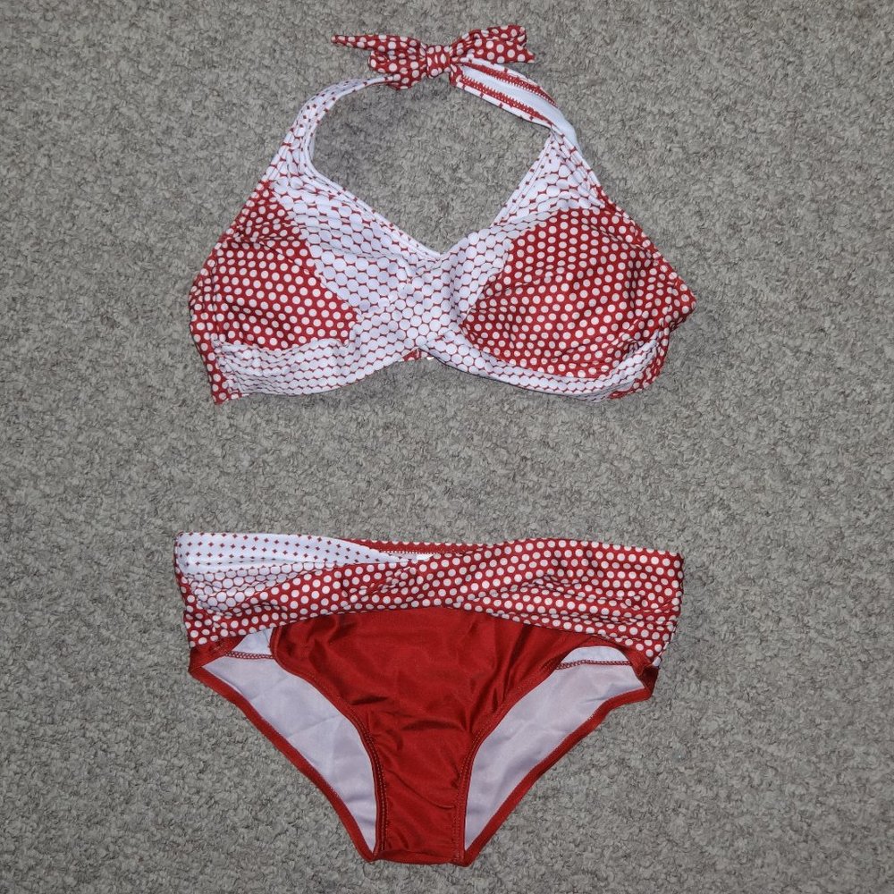 NEW Retro Bikini Bathing Suit Vintage Look MEDIUM!
